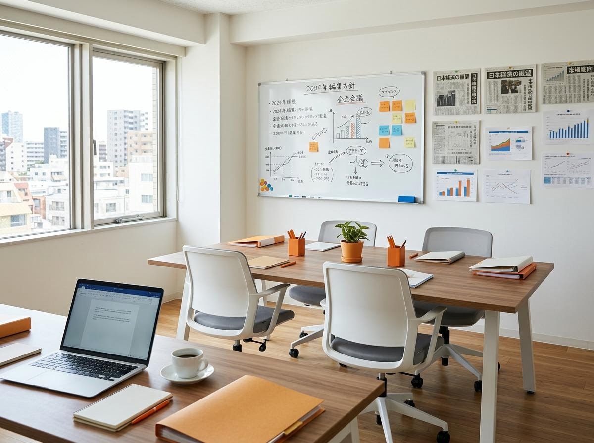 マーケットノート編集部の様子